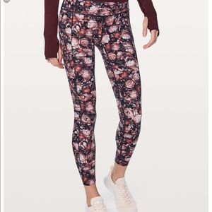 LuLu Lemon NuLux Running Tights 25” size6